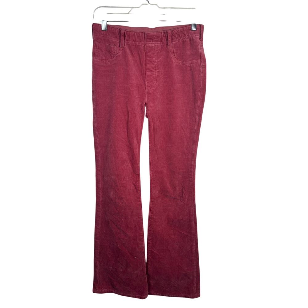 Pilcro The Pull On Icon Women 27/4 Pink Corduroy Bootcut Pants Excellent Stretch